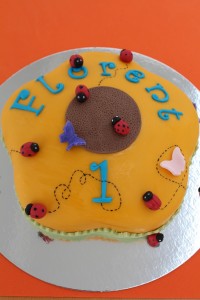 Fleur et coccinelles